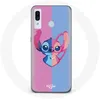 Image de Coque - Samsung - Galaxy A20 - Souple - Protection - Stitch et Angel Bleu Rose