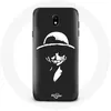 Image de Coque - MANIACASE - Samsung Galaxy J5 2017 - Noir - Souple - One piece Manga Luffy Art