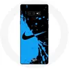 Image de Coque pour Samsung Galaxy Note 9 Nike Logo Bleu et Noir