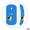 Image de Souris Sans Fil - Bangtan BTS - BT21 Chimmy Jimin - Fond Bleu - Clé USB Wifi - Compatible Mac et PC