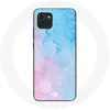 Image de Coque pour Samsung Galaxy A03 Fond bleu rose