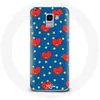 Image de Coque pour Samsung Galaxy A8 2018 BTS Bangtan Garçons BT21 TATA de V Fond Bleu