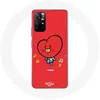 Image de Coque - BTS - Xiaomi Redmi Note 11s 5G - Souple - Rouge - BT21 TATA V