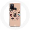 Image de Coque - BTS - Xiaomi Redmi Note 11s 5G - Souple - Blanc - TinyTAN Animation