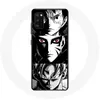 Image de Coque - MANIACASE - Samsung Galaxy A41 - Anime manga - Souple - Noir et blanc