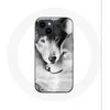 Image de Coque pour Iphone 14 - Maniacase - Loup Duo animaux - Souple - Noir - Mixte