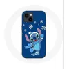 Image de Coque - Maniacase - Iphone 14 Plus - Stitch neige Noël - Souple - HD qualité image