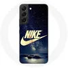 Image de Coque - Nike - Samsung Galaxy S21 FE - Logo Doré - Nuit Étoilée - Souple