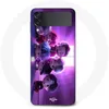 Image de Coque - MANIACASE - Galaxy Z Flip4 - Souple - Violet - BTS Kpop