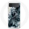 Image de Coque - MANIACASE - Samsung Galaxy Z Flip4 - Souple - Style Vikings - Motif Corbeau