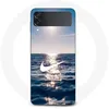 Image de Coque - Nike - Galaxy Z Flip3 - Logo blanc - Souple - Protection quotidienne