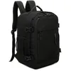 Image de RAYKONG Sac à dos cabine Ryanair 40x20x25cm (20L) Sac à dos de voyage avion imperméable randonnée École Emploi Noir