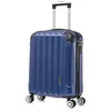 Image de RAYKONG Valise cabine 55x40x20cm (44L) Polycarbonate - Capacité Maximale - serrure integrée - 20 Pouces - (RK04Bleu Marine)