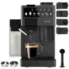 Image de Cafetière express cecotec freestyle grind & latte 1200 w 1400 w 20 bar noir