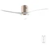Image de Cecotec Ventilador de Techo con Luz y Mando a Distancia de 52 EnergySilence Aero 5600 Classic Gold&White. Motor DC 40W 3 Aspas