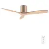 Image de Ventilateur de plafond cecotec energysilence aero 5400 classic 40 w ø 132 cm doré bois