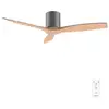 Image de Ventilateur de plafond cecotec energysilence aero 5400 classic 40 w ø 132 cm métal bois