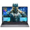 Image de PC portable-15.6Intel Celeron 5205U(Jusquà 29 GHz)16Go RAM DDR4 512Go SSDWindows 11PROWiFi5HDMI Ordinateur Portable