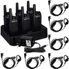 Image de Retevis RT668 Talkie Walkie avec Chargeur 6 Voies Écouteurs Talkie Walkie Rechargeable 1200 mAh VOX pour École Sécurité(6 Pcs)