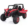 Image de 4x4 Voiture électrique enfants 24V 2 places NEUVE RSX Rouge 4x45W batterie lithium télécommande lecteur MP3 avec entrée