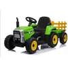 Image de Tracteur électrique WORKERS avec remorque - BENEO - Vert - 12V - Plastique - Grand siège - Télécommande 2 4 GHz