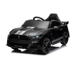 Image de Voiture électrique à conducteur porté Ford Shelby Mustang GT 500 Cobra noire télécommande 24 GHz entrée USB lumières LED