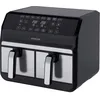 Image de Friteuse sans huile (Air Fryer) - SENCOR - Double Compartiment - 8 L (2x4 L) - 1700 W - Contrôle tactile