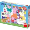 Image de Puzzle Peppa Pig - 3 Aventures De 3 X 55 Pièces Pour Les Petits Aventuriers