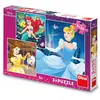 Image de Dino Puzzle Happy Princesses Set De 3 Puzzles En Carton 55 Pièces