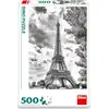 Image de Dinotoys Puzzle Tour Eiffel Noir Et Blanc, 500 Pièces