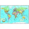 Image de Dino Puzzle Carte Du Monde 1000 Pièces Carton Éducatif