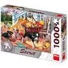 Image de Dinotoys Puzzle 1000 Pièces   Chiots Joueurs, 14 Secrets Cachés, 66 X 47 Cm