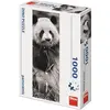 Image de Puzzle Dinotoys Dino - Panorama Panda Dans L'herbe - 1000 Pièces De Qualité