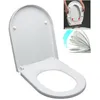 Image de Idevit - Abattant WC à fermeture douce Softclose adaptable sur la plupart des cuvettes blanc (EASY2244)