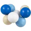 Image de Detoa 8 Boules En Bois Éveil Bleu