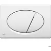 Image de Alca - Plaque de commande double touche Blanc (M70)