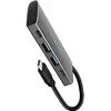 Image de Hub Usb Axagon 4 Ports 10 Gbps Gris Aluminium