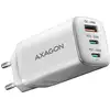 Image de Chargeur Mural Axagon 65w Usb-c Et Usb-a Blanc