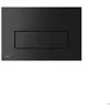 Image de Alca - Plaque de commande double touche Noir mat (M578)