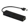 Image de i-Tec USB 3.0 Slim HUB 3 Port + Gigabit Ethernet Adapter - concentrateur (hub) - 3 ports