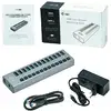 Image de Chargeur I-tec Usb 3.0 Hub 13 Ports Gris