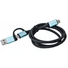 Image de Câble Usb C I-tec C31usbcacbl Usb C Bleu Noir