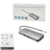 Image de i-Tec USB-C Metal Nano 3x Display Docking Station + Power Delivery 100 W - station d'accueil - USB-C / Thunderbolt 3 - HDMI, 2 x DP - GigE