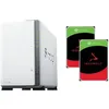 Image de Synology DS223J Serveur NAS total 8To avec 2x disque dur ST 4To IRONWOLF