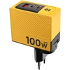 Image de Chargeur Mural Gan Jaune Usb-c 100w + Usb 60w Noir / Jaune Tactical