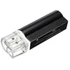 Image de Lecteur de carte - USB2.0 - Noir - Vitesse 480 Mbp/s - Compatible SDHC - Taille 65x20x15 mm