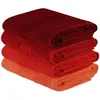 Image de Ensemble de 4 serviettes à main - 50 x 90 cm - Orange