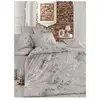 Image de Parure de lit - 1 housse de couette 220 x 240 cm + 2 taies d'oreiller 60 x 60 cm - 100% coton renforcé - gris ASI8681181814789