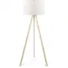 Image de Lampadaire en mdf et pvc floor chêne et blanc