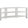 Image de Meuble Tv En Bois "thalescorner" - 110 X 36 X 45 Cm - Blanc